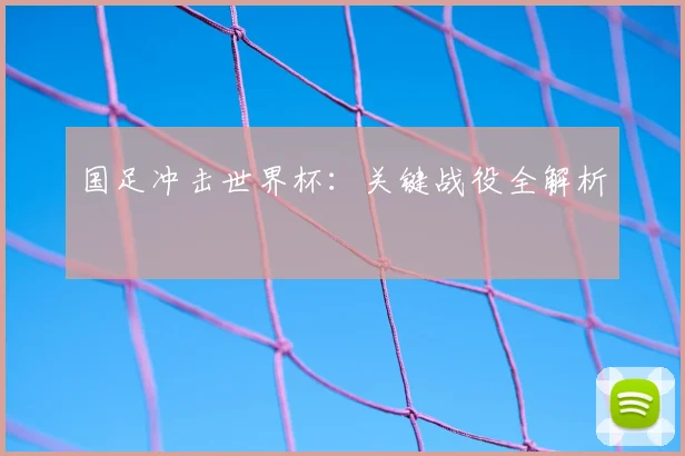 国足冲击世界杯：关键战役全解析